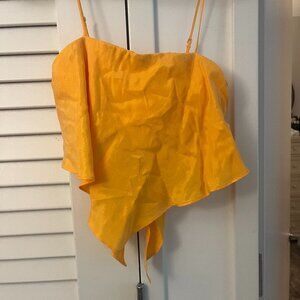 Zara orange bandana top